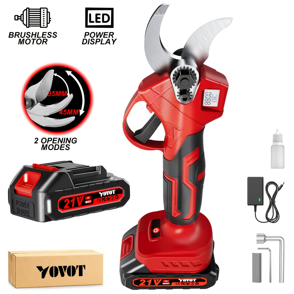 Cordless Electric Pruning Shears detail view 7 for Australian shoppers