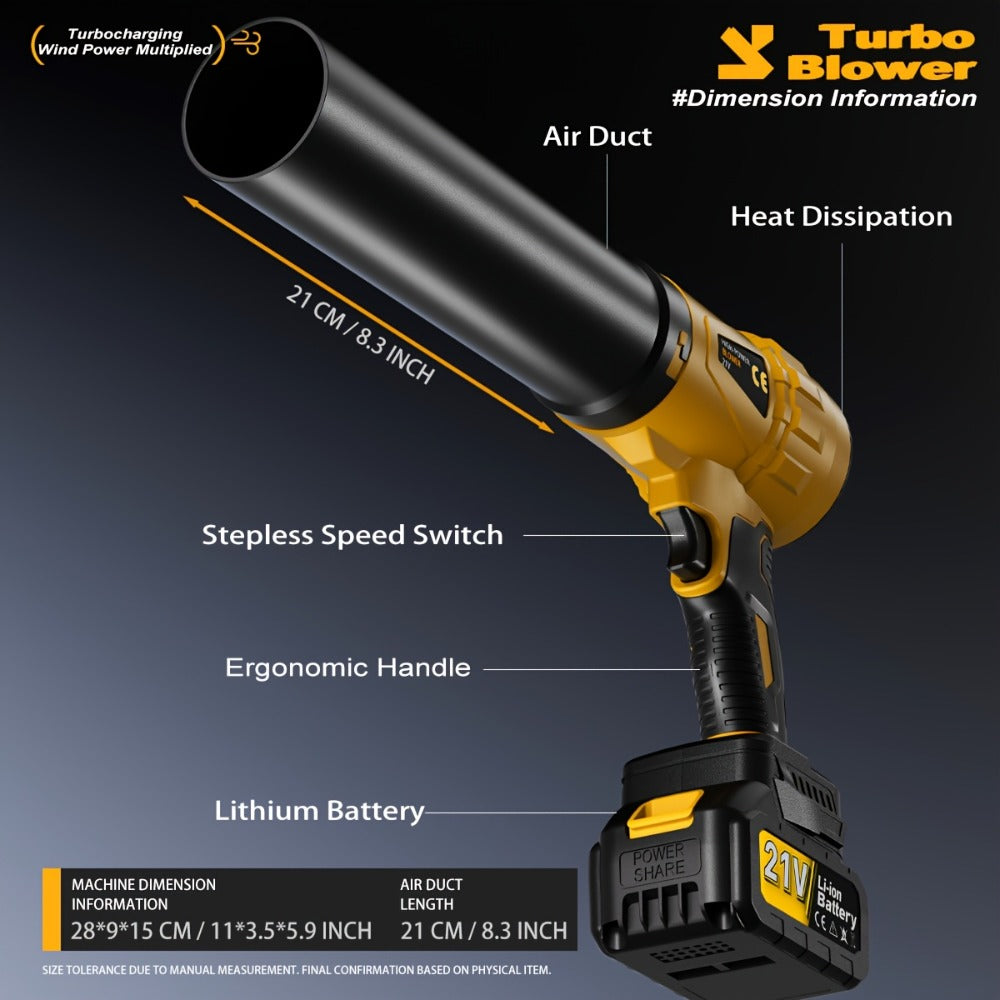 21V Cordless Leaf Blower detail view 4 for Australian shoppers