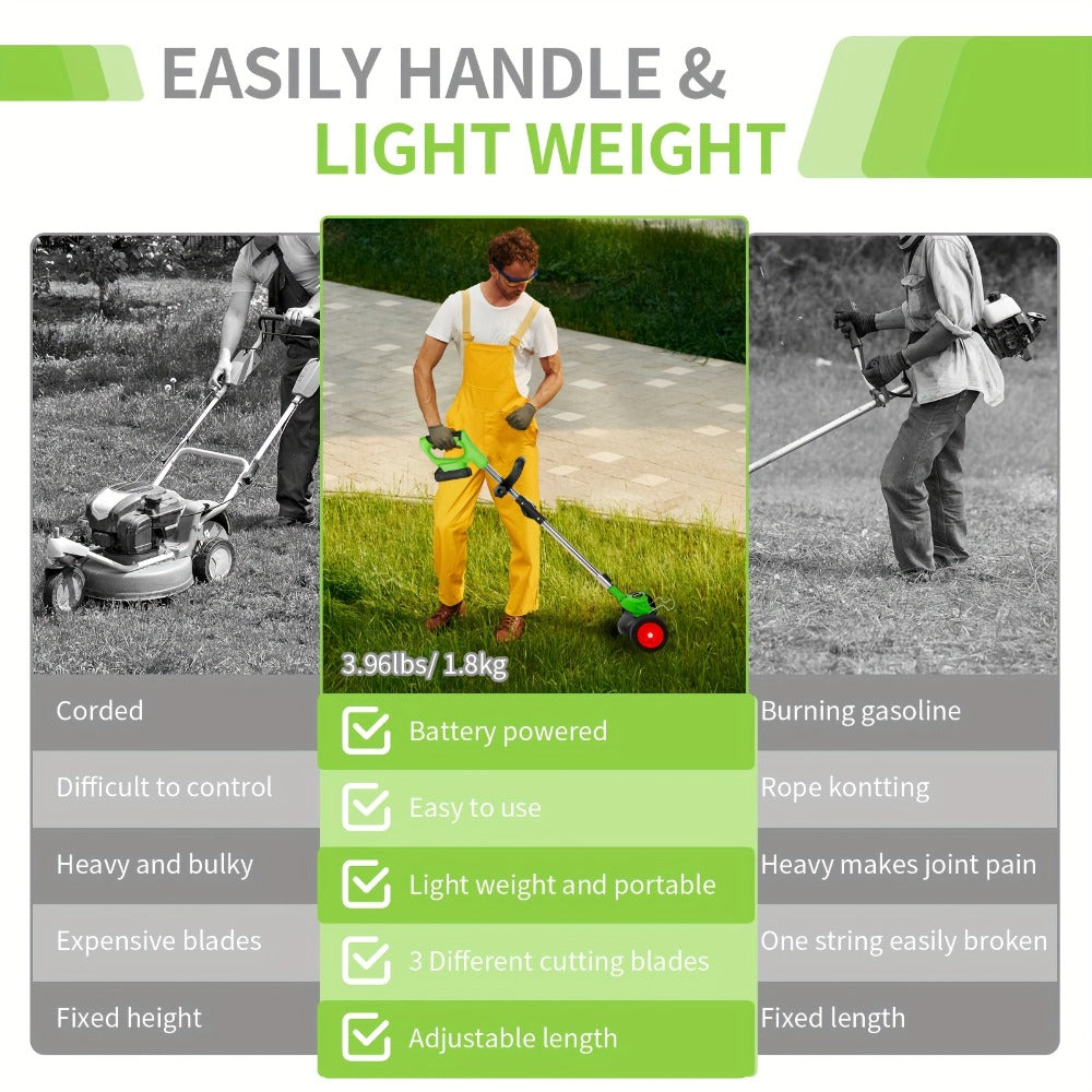4-in-1 Cordless Grass Trimmer and Edger detail view 6 for Australian shoppers