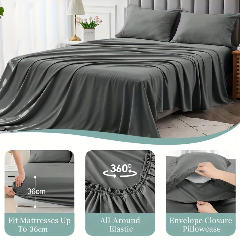 2200TC Egyptian-Style Sheet Set – All-Season Bedroom Bedding – additional product view 29