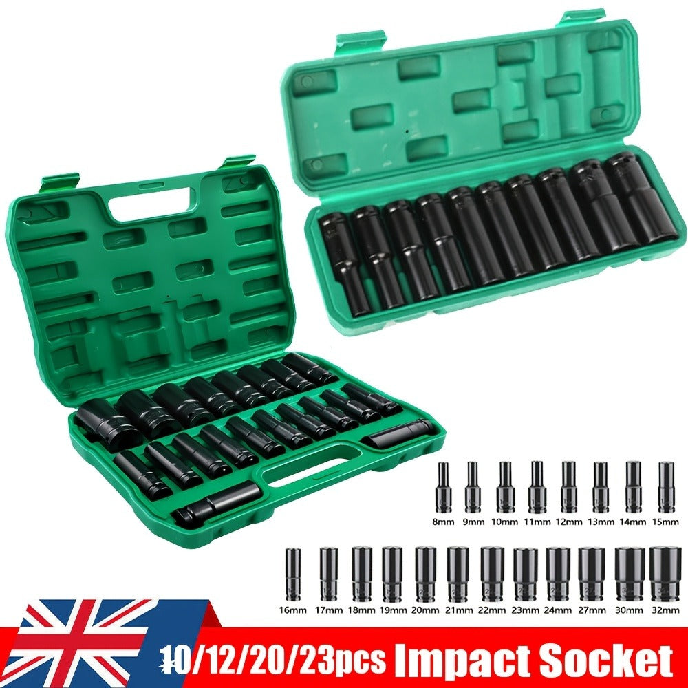 23-Piece Deep Impact Socket Set for Australian use