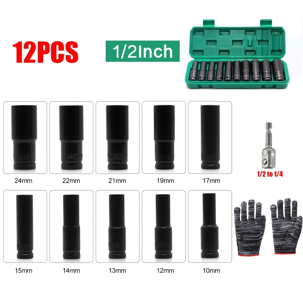 23-Piece Metric Socket Set – 1/2" Drive for Workshop Repairs – additional product view 27