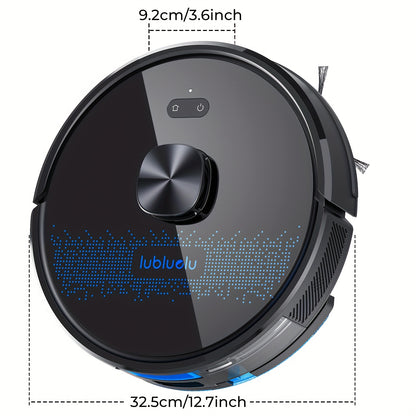 Lubluelu 2026 Robot Vacuum, 7000 Pa/2.5L Self Empty Station/60 Days Hands Free Cleaning/3-In-1 Vacuum And Mop/Wifi/App/24 No-Go Zones/5 Editable Mapping
