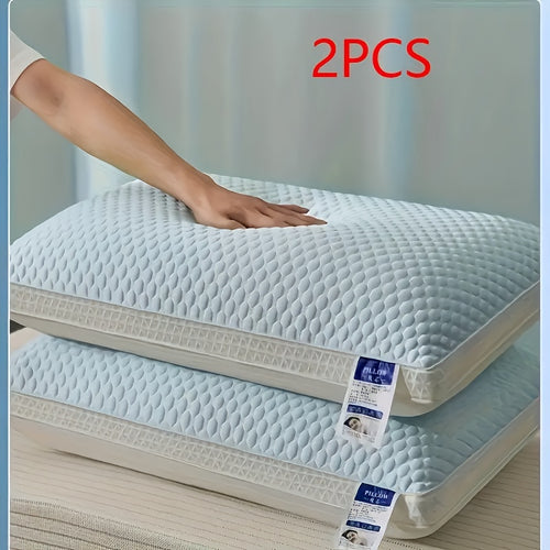 2pcs COOL & BREATHABLE TOFU PILLOWS - Suitable for Side, Back And Tummy Sleep, Relaxing Neck Support, Easy Sleep Comfort for Home, Bedroom, Hotel - Perfect Holiday Gift, Christmas Gifts
