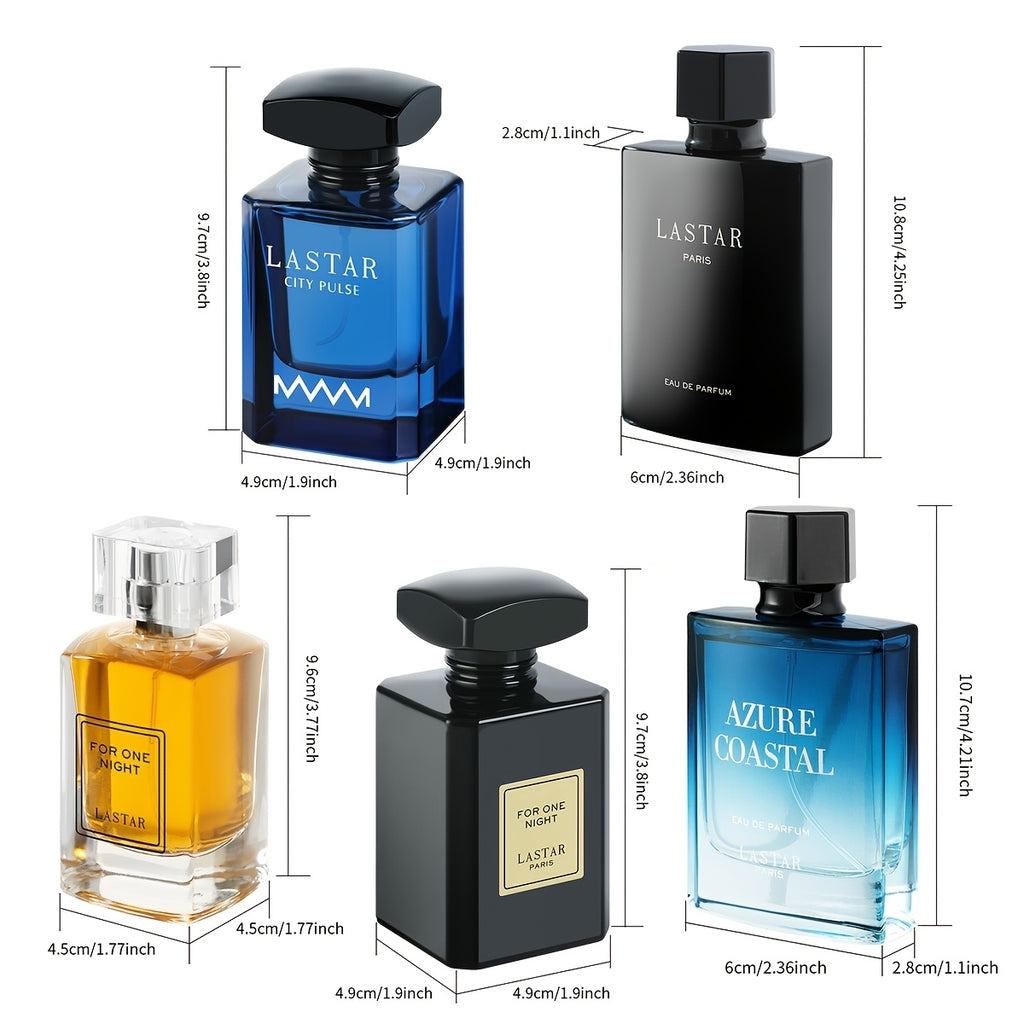 LASTAR Random Men's Perfume-One Random Perfume, Summer Perfume, Musk/sandalwood/patchouli Wood Fragrances. Unique Experience, Unboxing Surprise. Each Perfume Is at Least 50ml. Long-lasting Spray. Premium Perfume, Recommended as a Holiday Gift