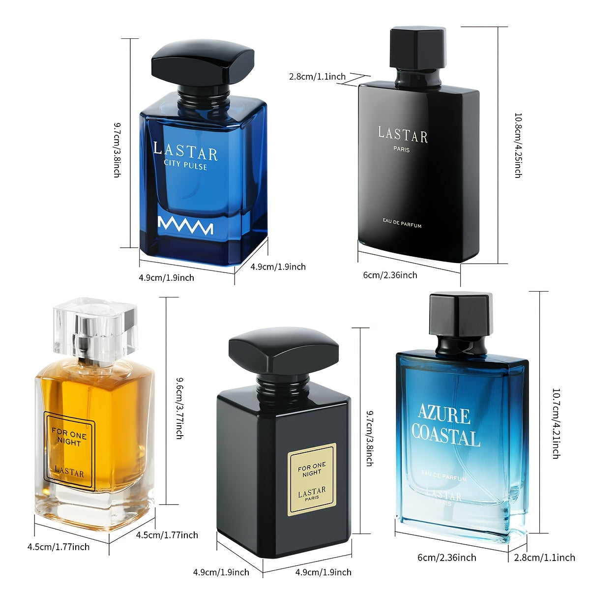 LASTAR Random Men's Perfume-One Random Perfume, Summer Perfume, Musk/sandalwood/patchouli Wood Fragrances. Unique Experience, Unboxing Surprise. Each Perfume Is at Least 50ml. Long-lasting Spray. Premium Perfume, Recommended as a Holiday Gift