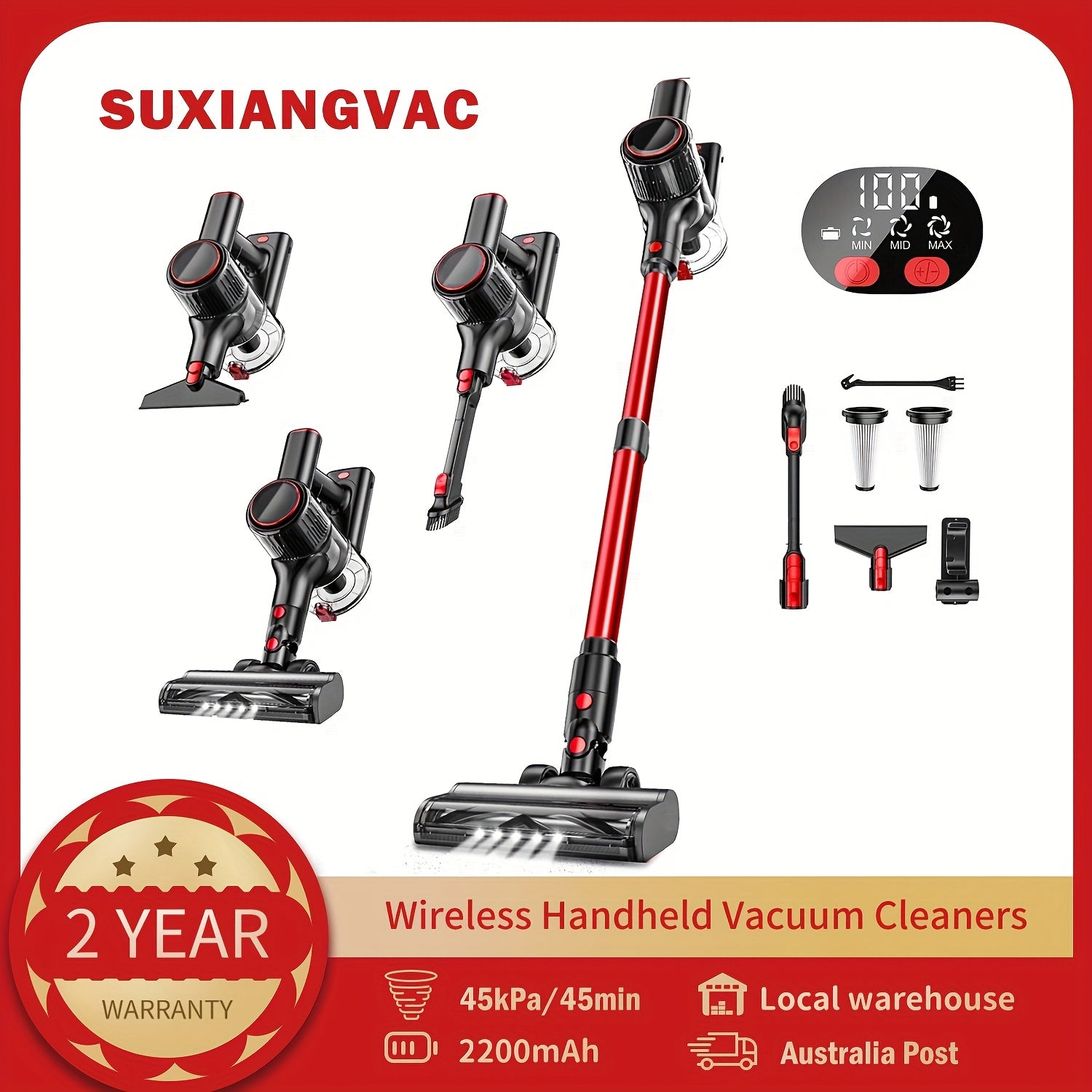 Cordless Stick Vacuum Cleaner detail view 25 for Australian shoppers