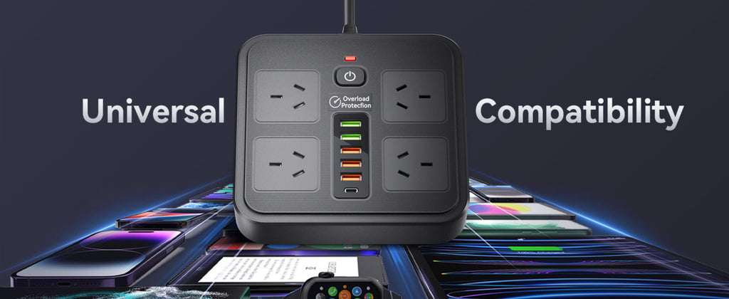 USB-C Surge Protector Power Board detail view 25 for Australian shoppers