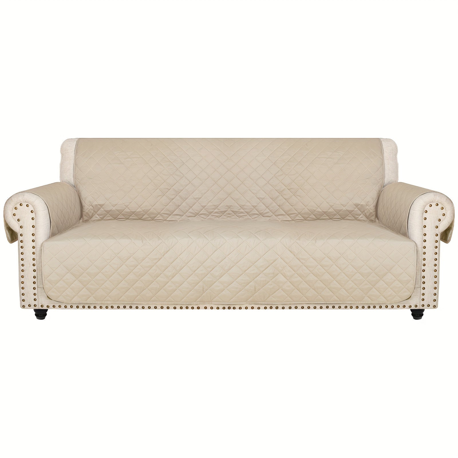 High Quality Sofa Towel, Pet Scratch Resistant Sofa Cover, Upgraded Non-slip Buckle On The Back with Pockets On The Side, Recliner Protector for Bedroom, Office, Living Room, Home Decoration