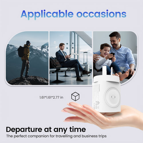 for Apple Watch Charger, 3-in-1 20W USB C Charger PD 3.0 Wireless iWatch Charger Fast Charging for iWatch 10/9/8/7/6/Ultra/SE, for iPhone16/15 Pro Series, for iPad, White