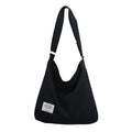 Women's Japanese-Style Large Capacity Tote Bag & Backpack Converter - Multi-Compartment Zippered Cloth Shoulder Purse with Durable /, Minimalist Work//Travel Bag for Commute, Everyday Use (Black) - Machine Washable