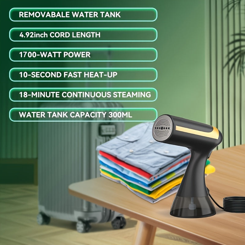 1700W Electric Steam | Fast Heat Pump Steam Remover, Wrinkle Removal, 220V-240V, Australian Gauge, Steam Iron For Clothes, Steamer For Clothes, Garment Steamer, Clothes Steamer, HandHeld Steamer
