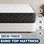 25CM Memory Foam Medium-Firm Mattress in a Box - bedrooms and guest – alternate product view