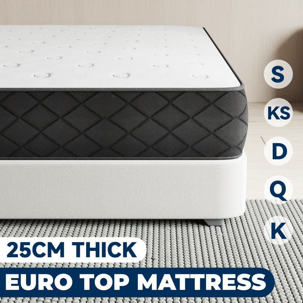 25CM Memory Foam Medium-Firm Mattress in a Box - bedrooms and guest – alternate product view