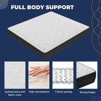 25CM Memory Foam Medium-Firm Mattress in a Box - bedrooms and guest – design and construction details