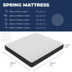 25CM Memory Foam Medium-Firm Mattress in a Box - bedrooms and guest – additional product view 9