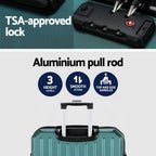 28-Inch Green Hardshell Suitcase – TSA Travel Luggage – additional product view