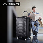 28-Inch TSA Hardshell Suitcase – Lightweight Travel Luggage – alternate design view