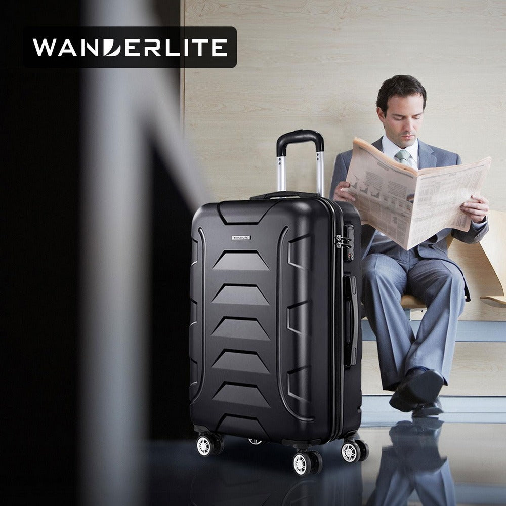 28-Inch TSA Hardshell Suitcase – Lightweight Travel Luggage – alternate design view