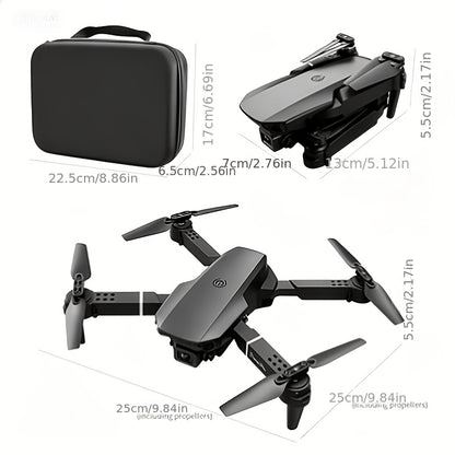 2026 NEW PRO MAX Foldable Drone with Dual Camera and 2 Batteries, 90° Adjustable Dual Cameras | One-Key Takeoff/Landing, Altitude Hold, 360° Stunt Roll, Beginner-Level Foldable RC; Wi-Fi Control, High-Definition Video Resolution, USB Charging