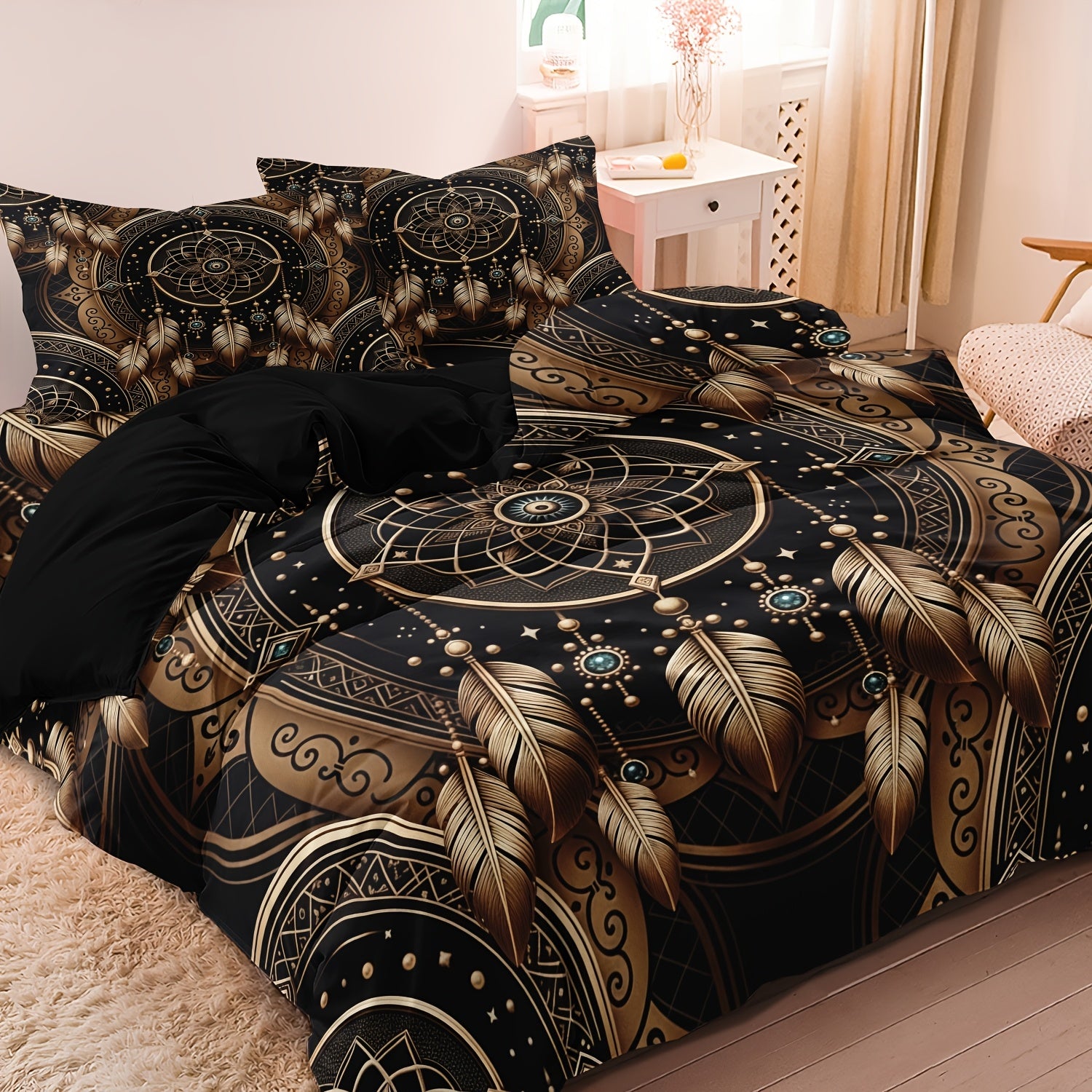 Fashion Print Duvet Cover Set – 3pcs, for Home & Guest Rooms – additional product view 27
