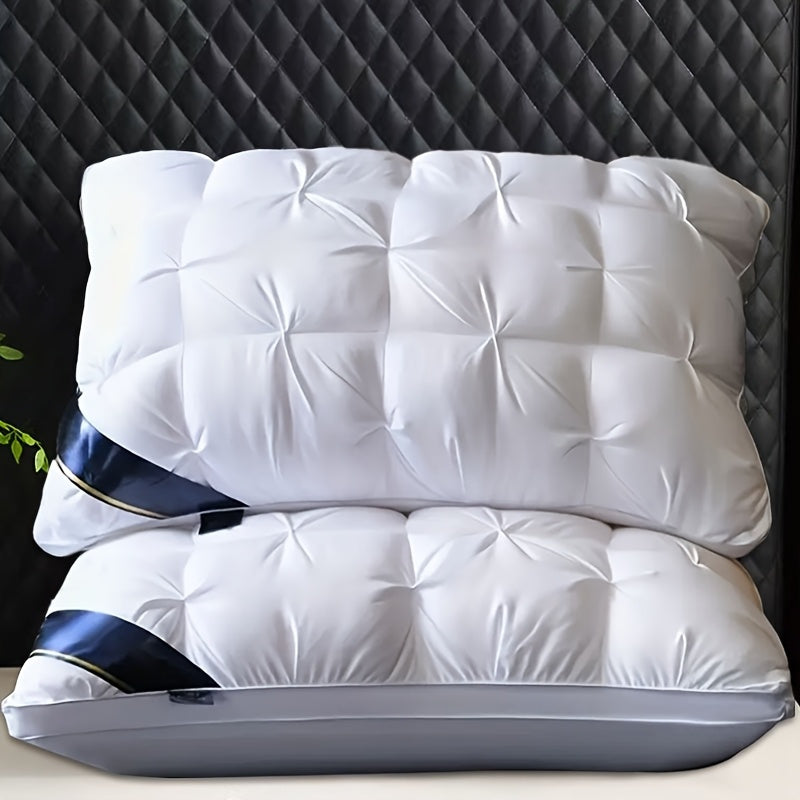 Luxury Hotel Quality Pillow, 48.26X73.66 cm - Sleep Pillow, High Quality Soft Down Alternative Filling, Suitable for Back, Abdomen Or Side Sleeper Sleepers, And Pregnant Women