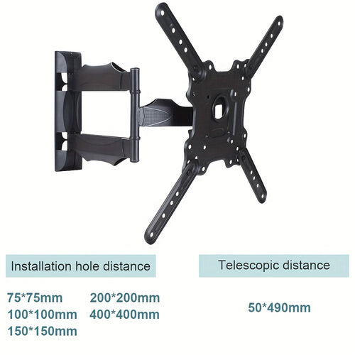 Swivel And Tilt Wall Mount Bracket for Full Motion Tvs, Compatible with 17 to 139.7 cm LED And LCD Screens