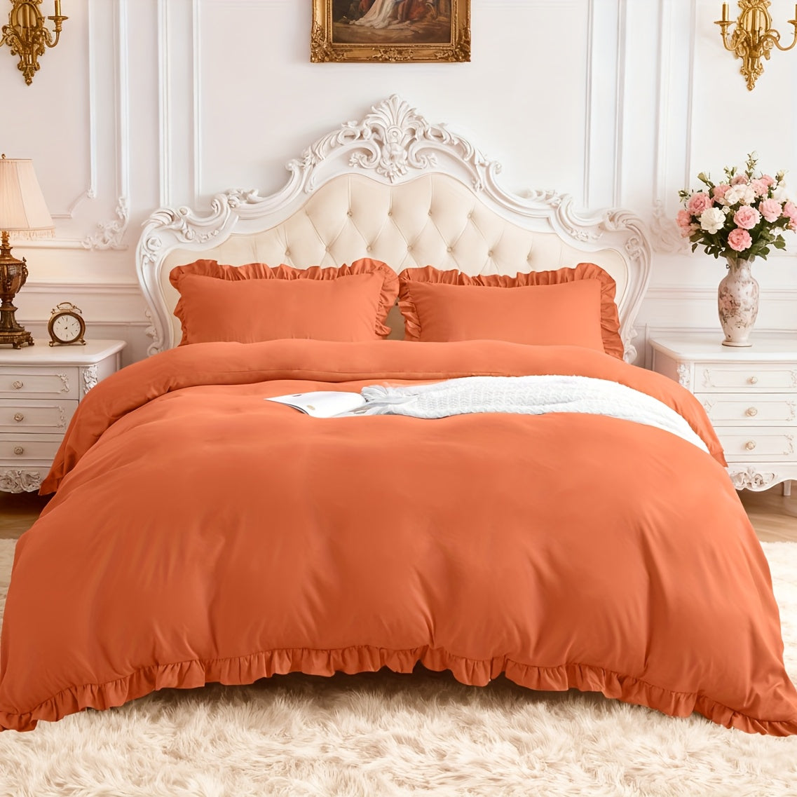 Crinkle Textured Duvet Cover Set – Hotel-Style Bedding – additional product view 24