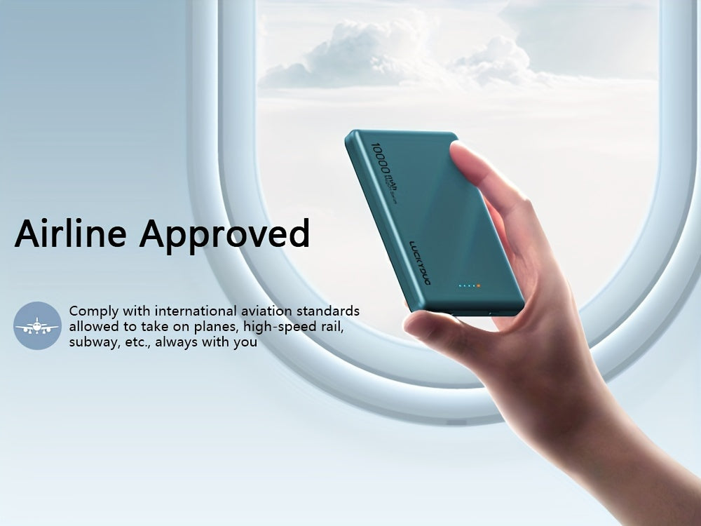 Magnetic Battery 5000/10000 MAh, Slim Wireless Portable Charger Compatible For IPhone 15/15 Plus/15 Pro/15 Pro Max, for iphone 14/13/12 Series