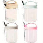 2Pack Overnight Oat Jar Set - breakfast, snacks and travel meals – alternate design view