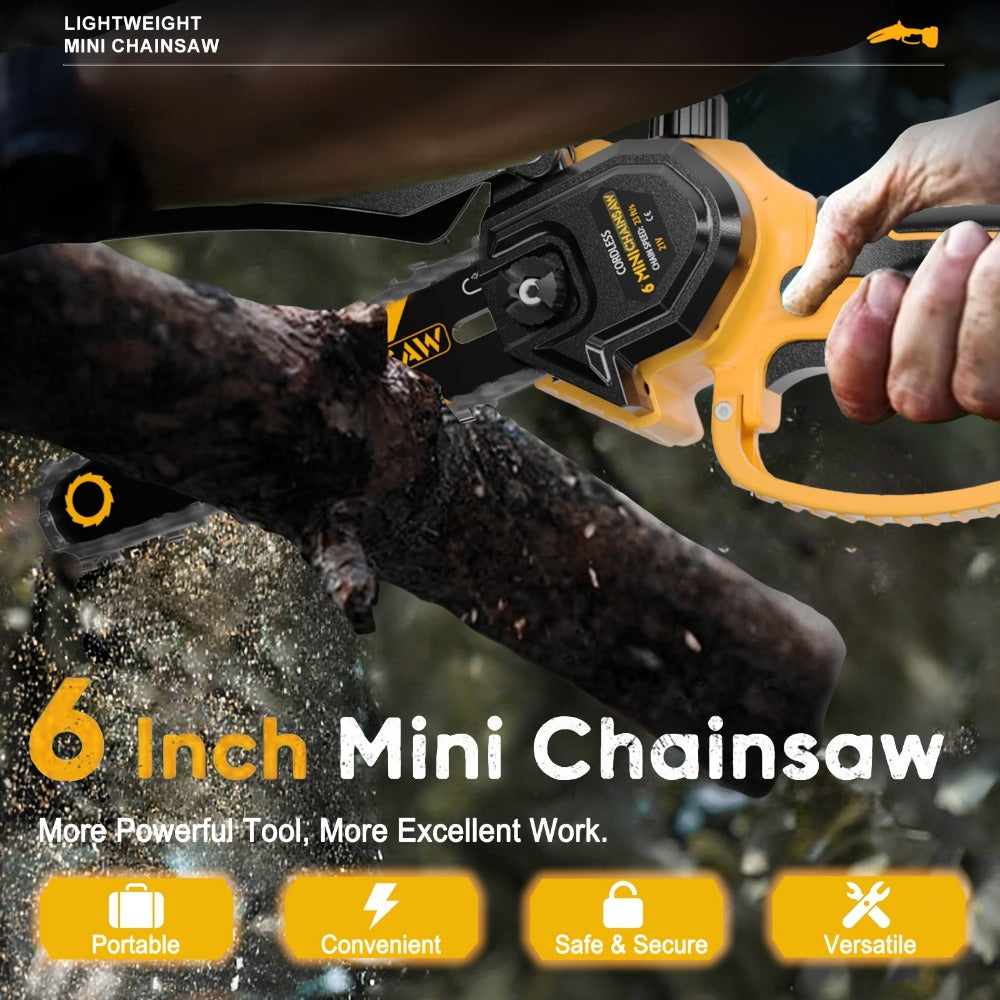 6-Inch Cordless Mini Chainsaw detail view 2 for Australian shoppers