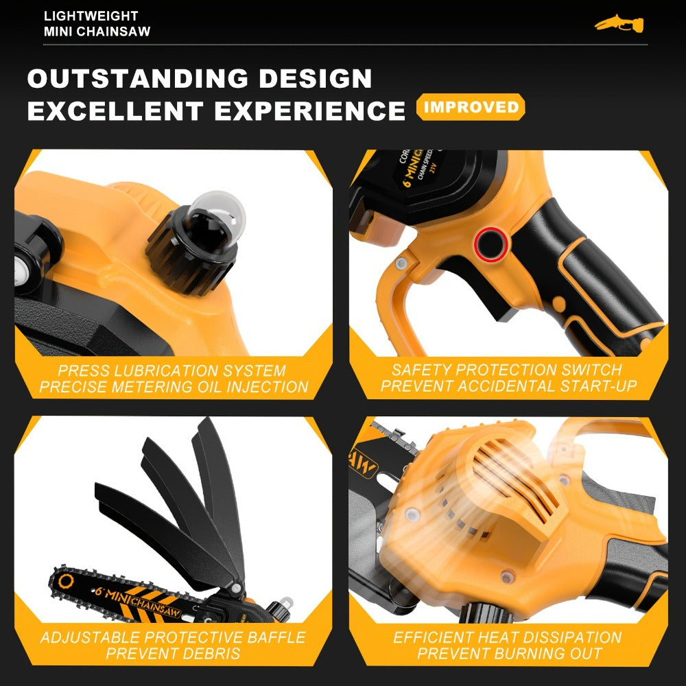 6-Inch Cordless Mini Chainsaw detail view 9 for Australian shoppers