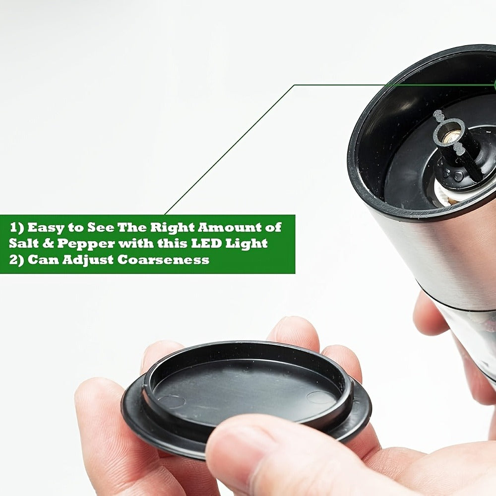 Battery-Powered Salt and Pepper Grinder Set detail view 8 for Australian shoppers