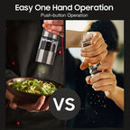 Battery-Powered Salt and Pepper Grinder Set detail view 2 for Australian shoppers