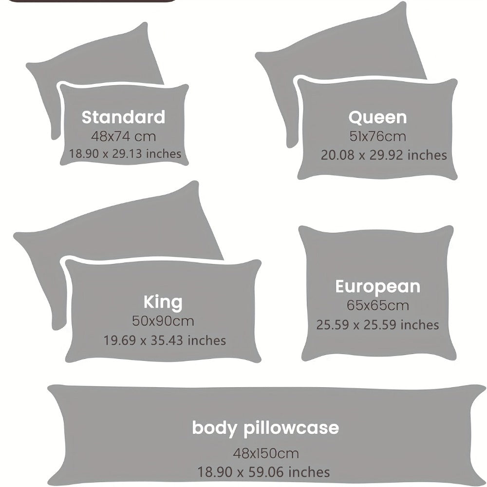 2pcs Cotton Pillowcase Set - bedrooms, guest rooms and hotels – alternate design view