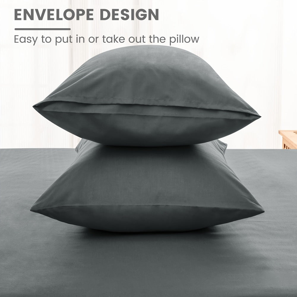 2pcs Cotton Pillowcase Set - bedrooms, guest rooms and hotels – additional product view 12