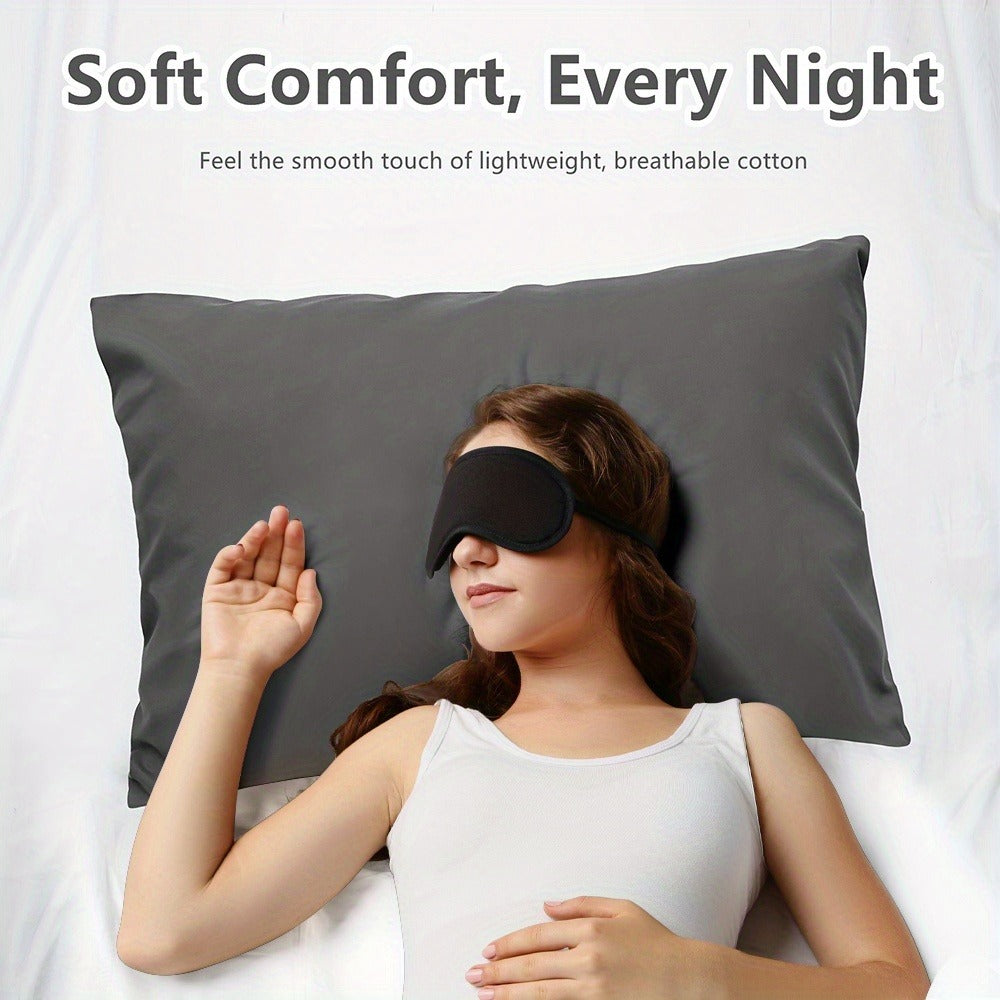 2pcs Cotton Pillowcase Set - bedrooms, guest rooms and hotels – additional product view 14