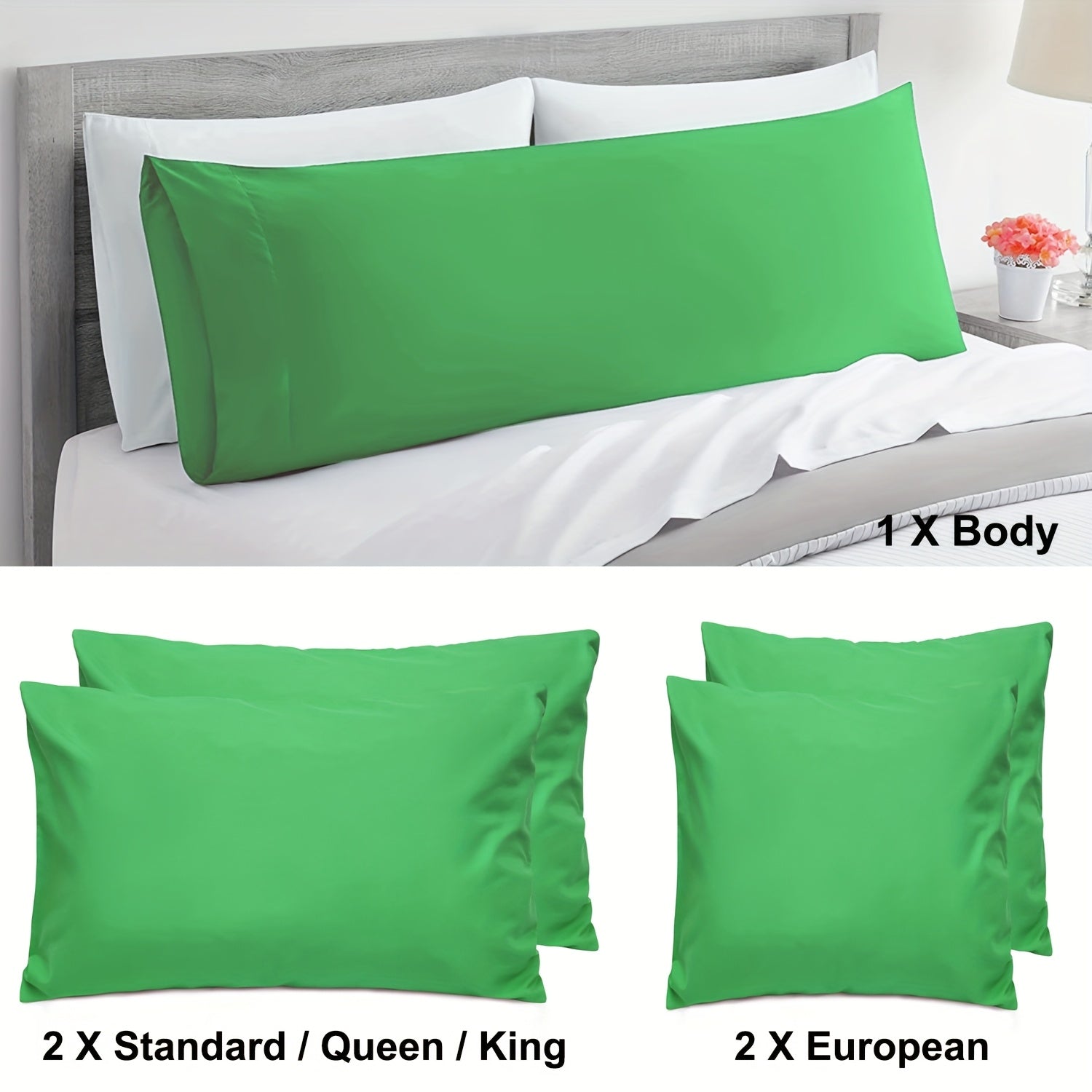 2pcs Cotton Pillowcase Set - bedrooms, guest rooms and hotels – additional product view 34