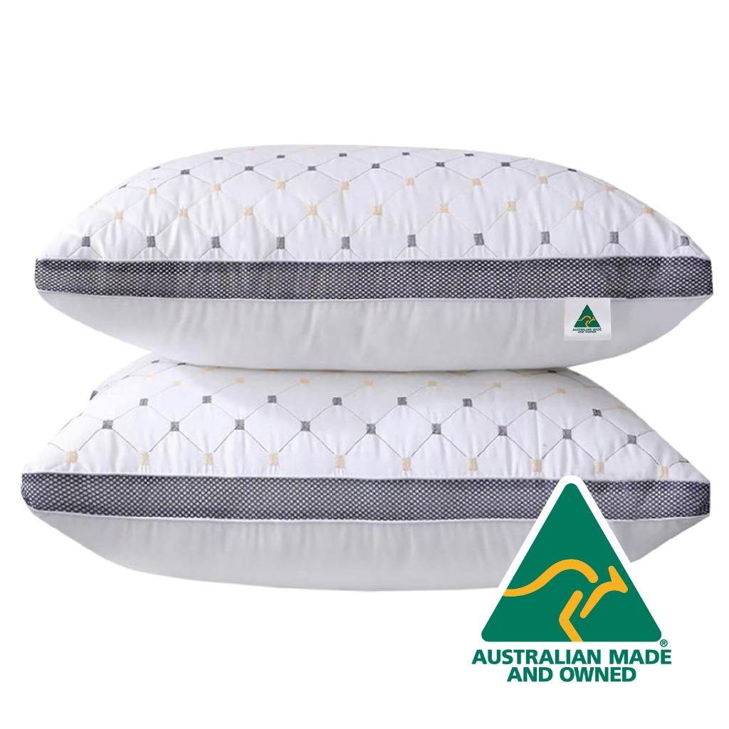 Australian Hotel-Quality Plush Pillow Pair detail view 3 for Australian shoppers