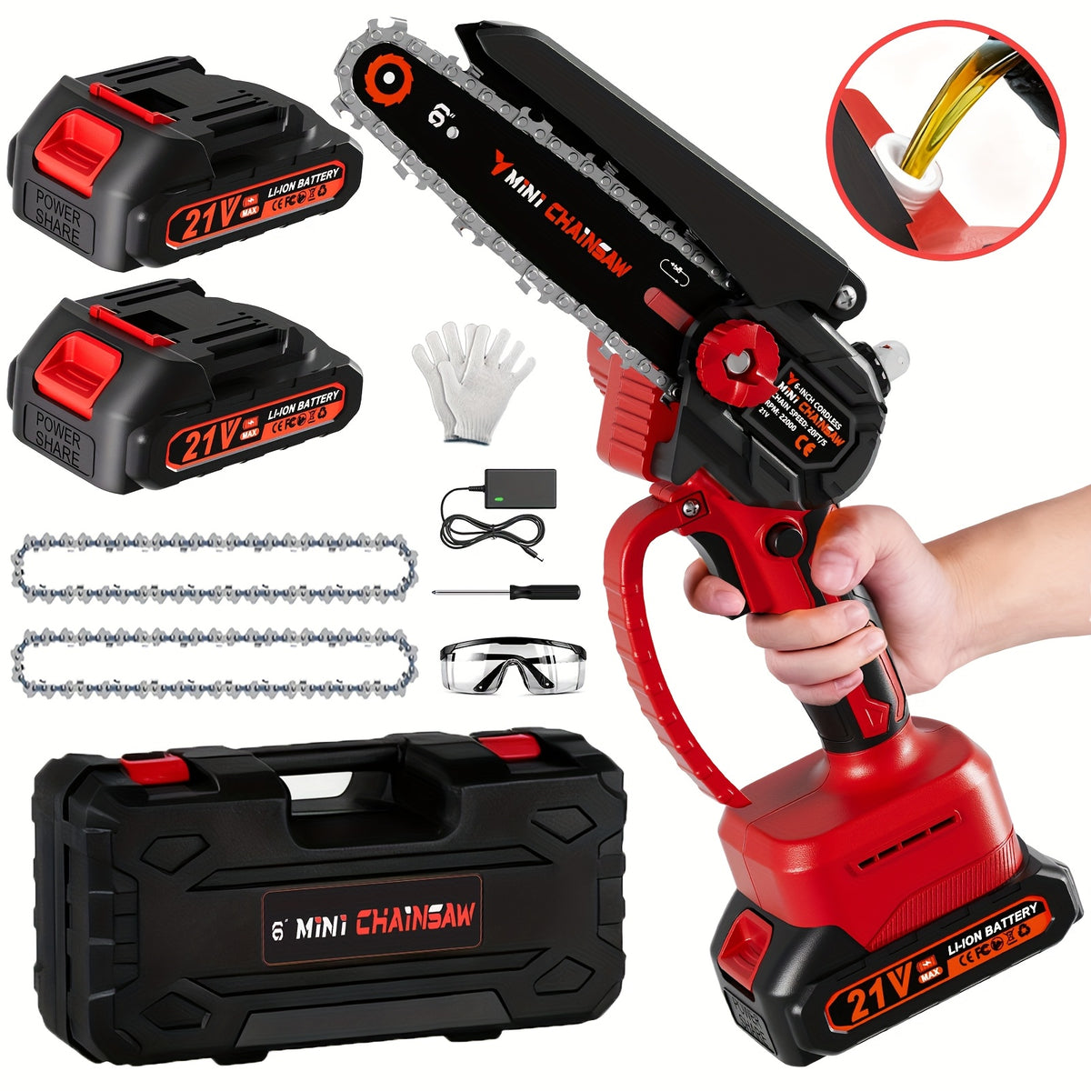 Cordless Mini Chainsaw detail view 13 for Australian shoppers