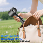 2pcs Portable Rechargeable Handheld Fan - desk, travel and outdoor – additional product view 13
