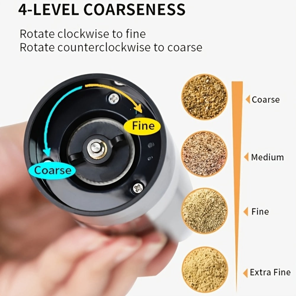 2pcs Rechargeable Salt and Pepper Grinder Set - kitchen and – additional product view