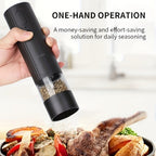 2pcs Rechargeable Salt and Pepper Grinder Set - kitchen and – alternate product view