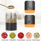 2pcs Rechargeable Salt and Pepper Grinder Set - kitchen and – feature reference