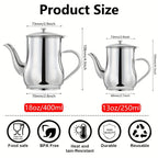 2pcs Stainless Steel Oil Strainer Pot Set - kitchen oil storage and – design and construction details