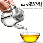 2pcs Stainless Steel Oil Strainer Pot Set - kitchen oil storage and – additional product view 12