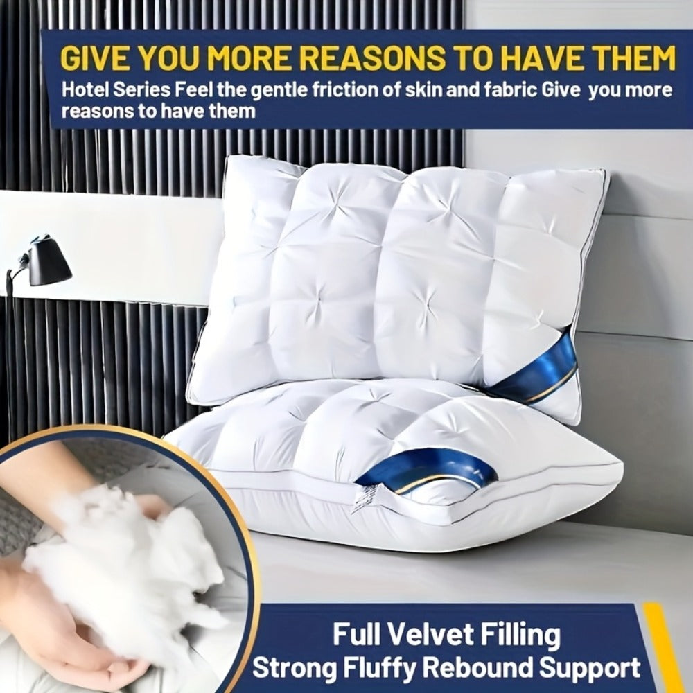 2pcs Washable Luxury Hotel Pillow Set - bedrooms and guest rooms – additional product view