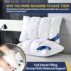 2pcs Washable Luxury Hotel Pillow Set - bedrooms and guest rooms – additional product view