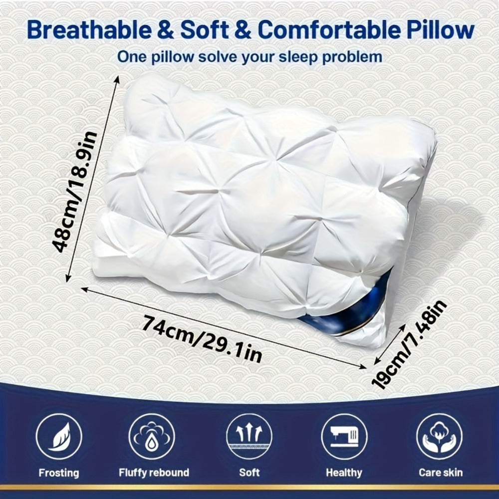 2pcs Washable Luxury Hotel Pillow Set - bedrooms and guest rooms – alternate product view