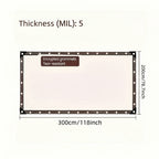 2x3m Clear PVC Tarpaulin product detail 4